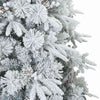 Kunstig sammensatt juletre med 300 LED grønn 180 cm PE og PVC