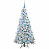 Kunstig sammensatt juletre med 300 LED grønn 180 cm PE og PVC