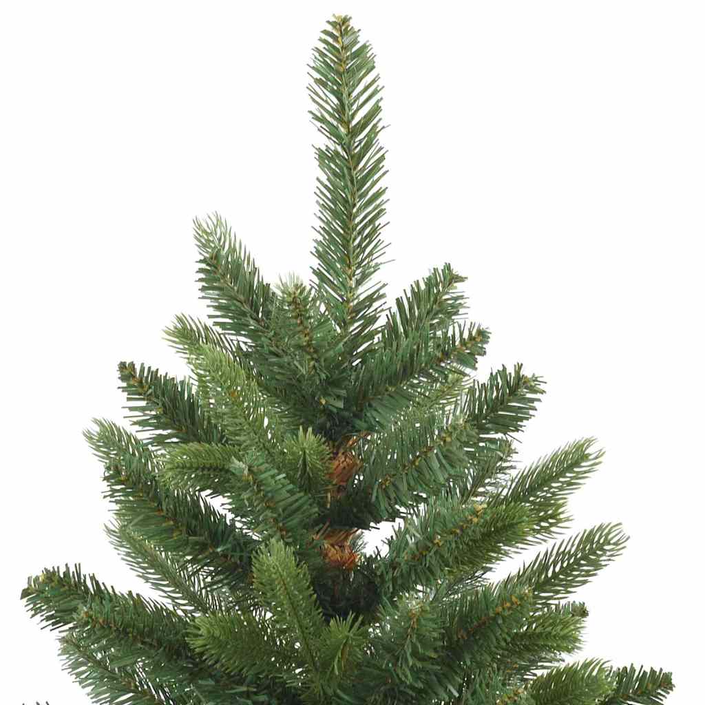 Kunstig juletre med 150 LED med stativ grønn 150 cm PE og PVC