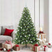 Kunstig juletre med 300 LED med stativ grønn 180 cm PE og PVC
