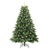 Kunstig juletre med 300 LED med stativ grønn 180 cm PE og PVC