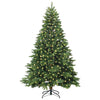 Kunstig juletre med 300 LED med stativ grønn 210 cm PE og PVC