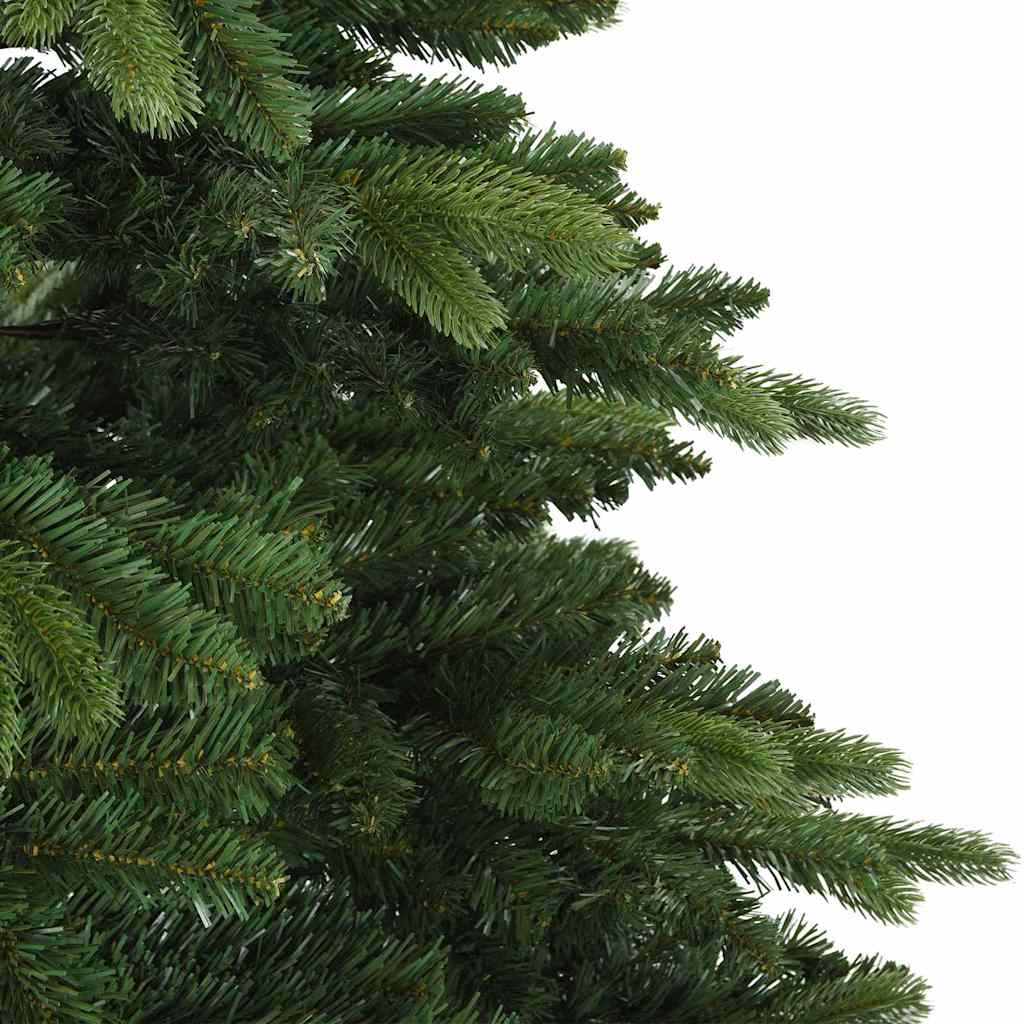 Kunstig juletre med 300 LED med stativ grønn 210 cm PE og PVC
