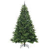 Kunstig juletre med 300 LED med stativ grønn 240 cm PE og PVC