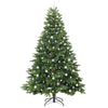 Kunstig juletre med 300 LED med stativ grønn 240 cm PE og PVC