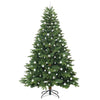 Kunstig juletre med 300 LED med stativ grønn 240 cm PE og PVC
