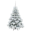 Kunstig juletre med 150 LED med stativ grønn 120 cm PE og PVC