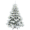 Kunstig juletre med 150 LED med stativ grønn 150 cm PE og PVC