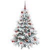 Kunstig juletre med 150 LED med stativ grønn 150 cm PE og PVC