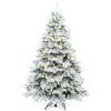 Kunstig juletre med 300 LED med stativ grønn 180 cm PE og PVC