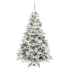 Kunstig juletre med 300 LED med stativ grønn 180 cm PE og PVC