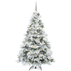 Kunstig juletre med 300 LED med stativ grønn 180 cm PE og PVC