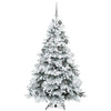 Kunstig juletre med 300 LED med stativ grønn 180 cm PE og PVC