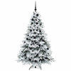 Kunstig juletre med 300 LED med stativ grønn 180 cm PE og PVC