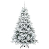 Kunstig juletre med 300 LED med stativ grønn 180 cm PE og PVC