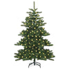 Kunstig sammensatt juletre med 150 LED med stativ 150 cm PVC