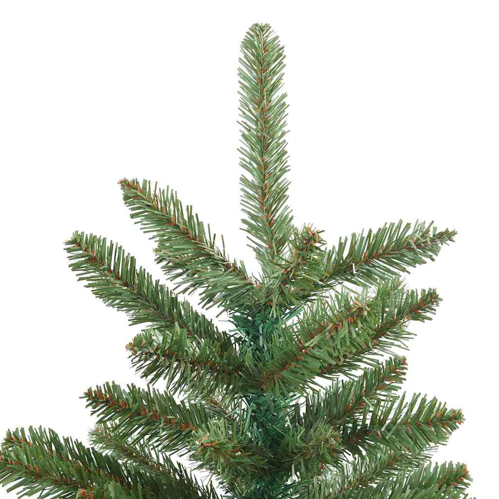Kunstig sammensatt juletre med 150 LED grønn 150 cm PVC og stål