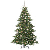 Kunstig sammensatt juletre med 300 LED med stativ 180 cm PVC