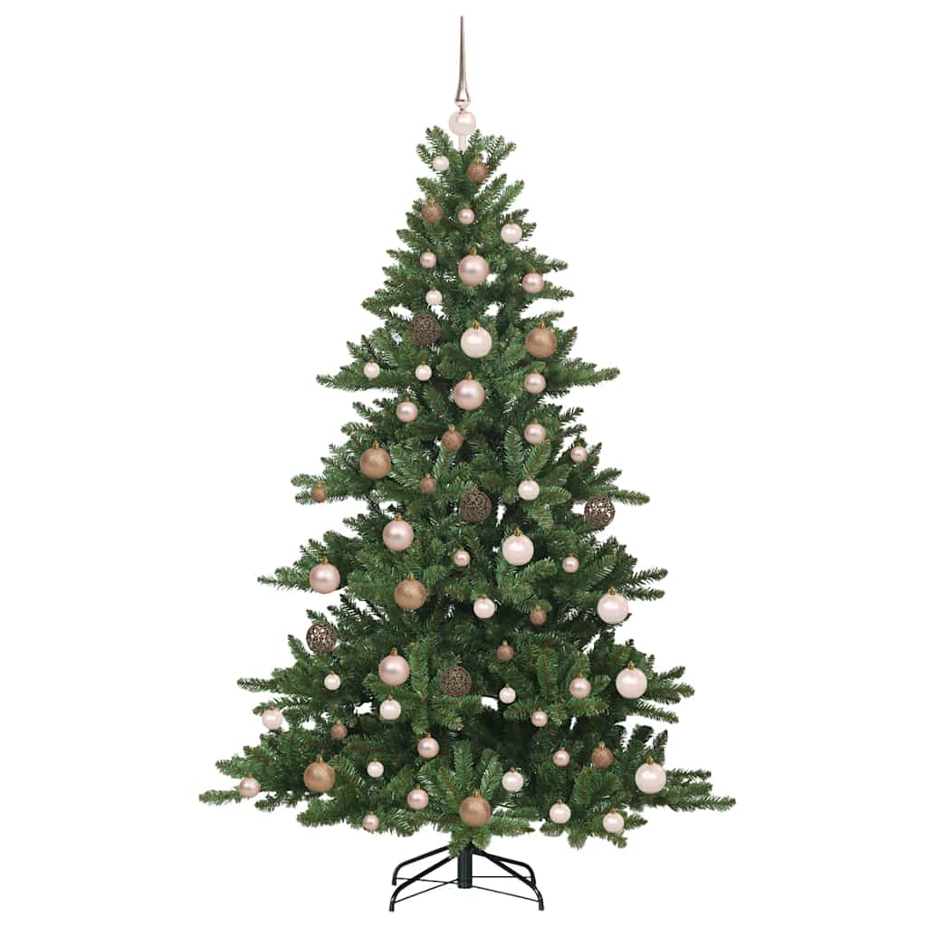 Kunstig sammensatt juletre med 300 LED med stativ 180 cm PVC