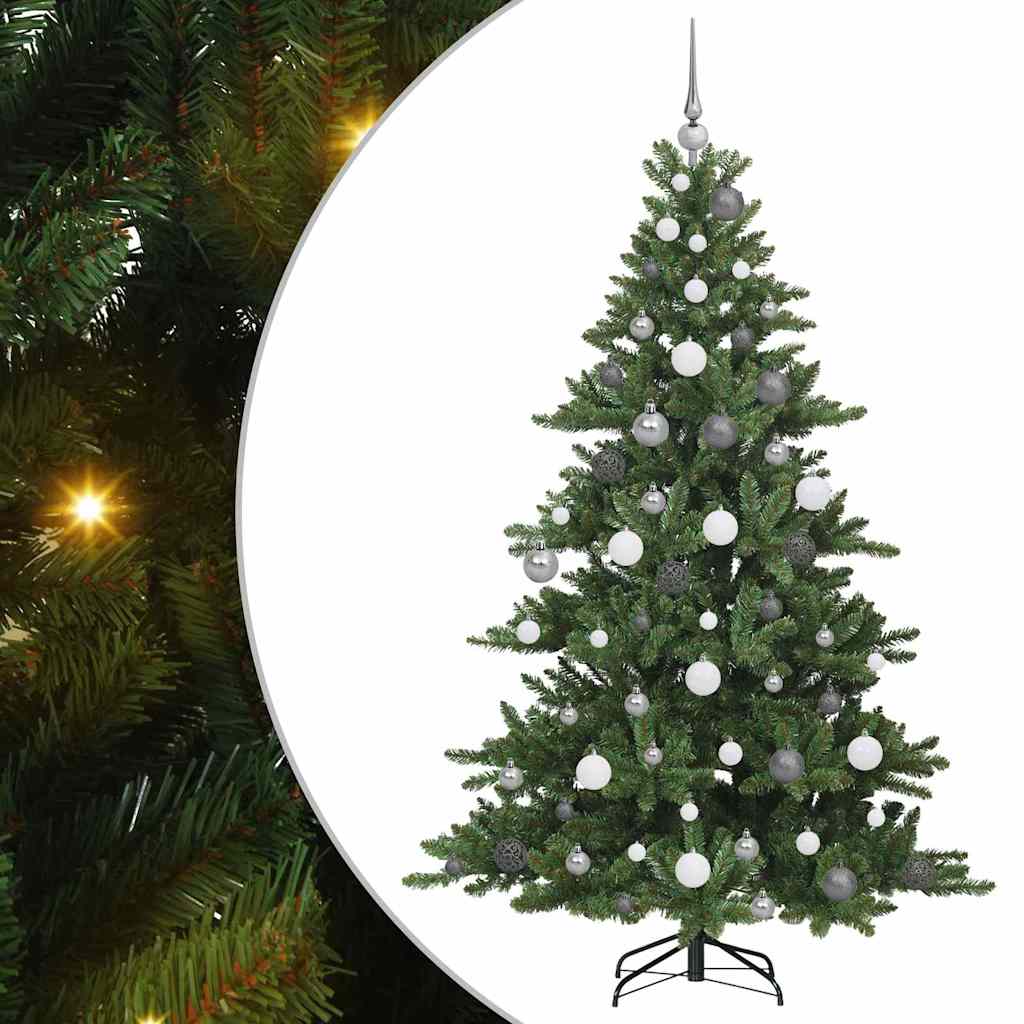 Kunstig sammensatt juletre med 300 LED med stativ 180 cm PVC