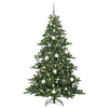 Kunstig sammensatt juletre med 300 LED med stativ 180 cm PVC