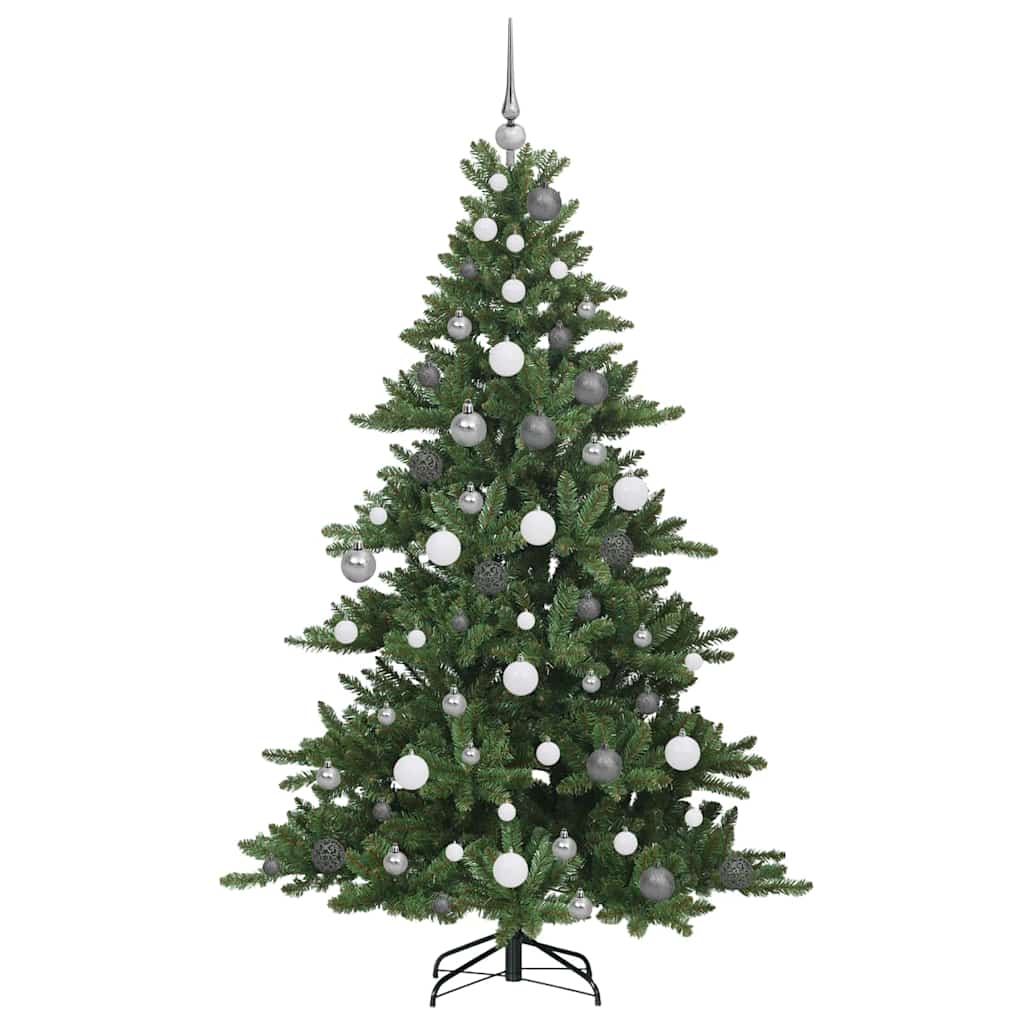 Kunstig sammensatt juletre med 300 LED med stativ 180 cm PVC