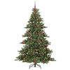 Kunstig sammensatt juletre med 300 LED med stativ 180 cm PVC