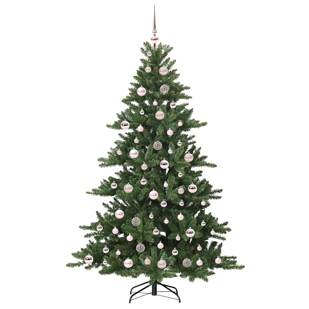 Kunstig sammensatt juletre med 300 LED med stativ 180 cm PVC