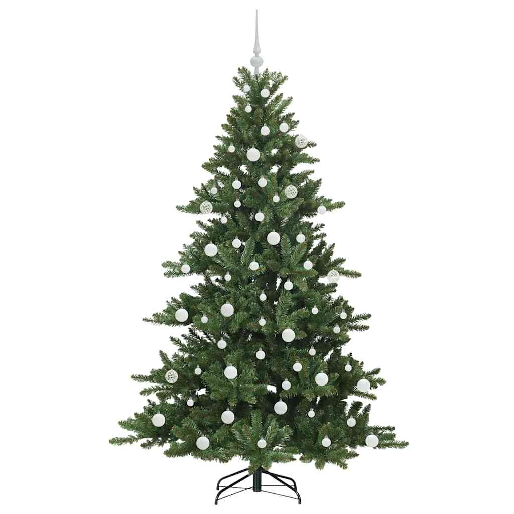 Kunstig sammensatt juletre med 300 LED med stativ 180 cm PVC