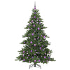 Kunstig sammensatt juletre med 300 LED med stativ 180 cm PVC
