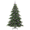 Kunstig sammensatt juletre med 300 LED med stativ 180 cm PVC