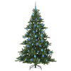Kunstig sammensatt juletre med 300 LED med stativ 180 cm PVC