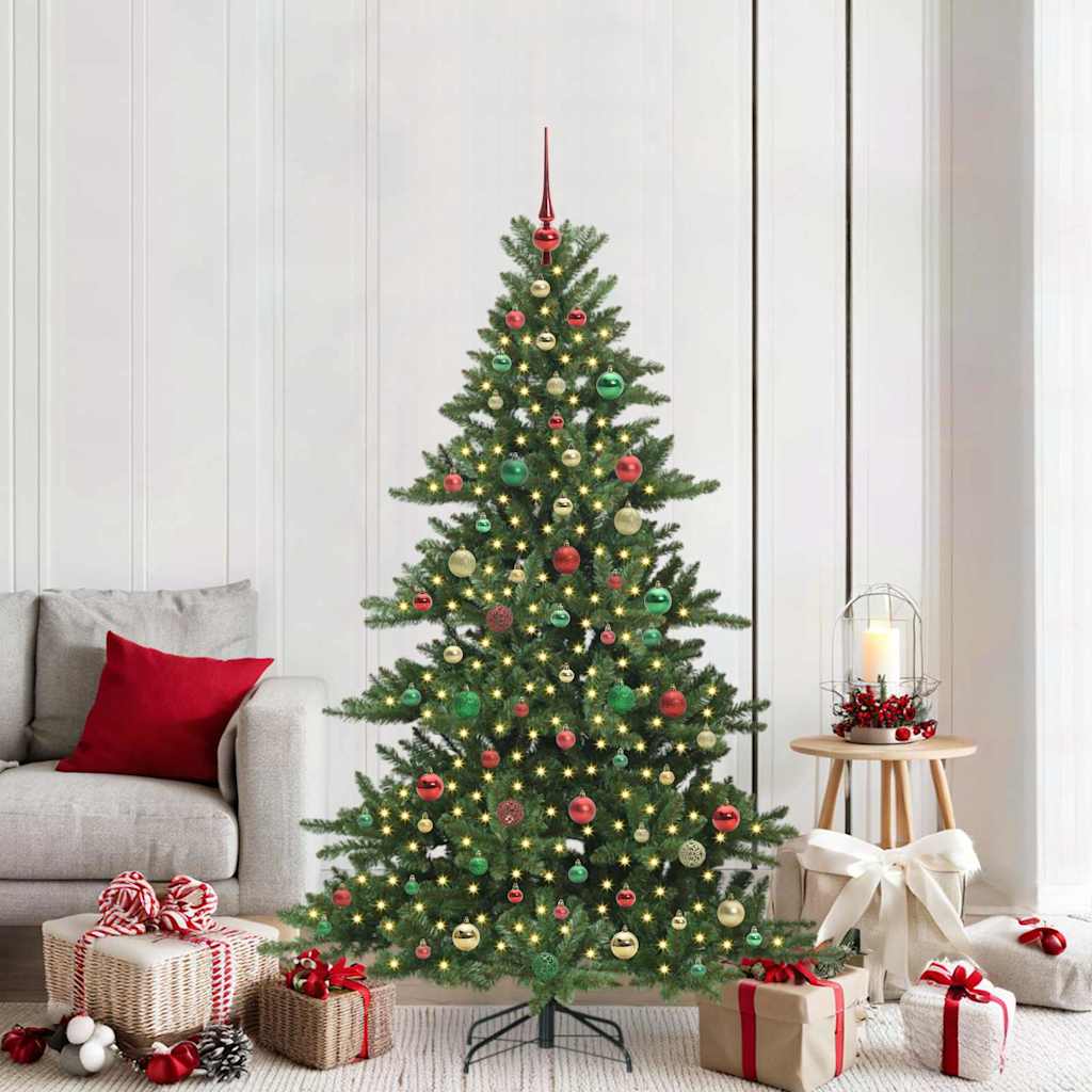 Kunstig sammensatt juletre med 300 LED med stativ 180 cm PVC