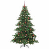 Kunstig sammensatt juletre med 300 LED med stativ 180 cm PVC