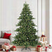 Kunstig sammensatt juletre med 300 LED grønn 210 cm PVC og stål