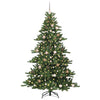 Kunstig sammensatt juletre med 300 LED med stativ 210 cm PVC