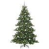 Kunstig sammensatt juletre med 300 LED med stativ 210 cm PVC