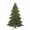 Kunstig sammensatt juletre med 300 LED med stativ 210 cm PVC
