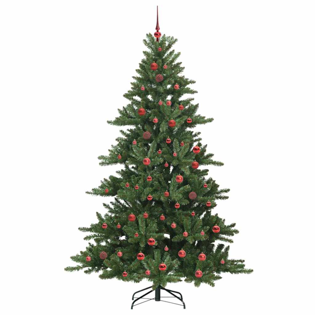 Kunstig sammensatt juletre med 300 LED med stativ 210 cm PVC