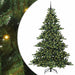 Kunstig sammensatt juletre med 300 LED grønn 210 cm PVC og stål