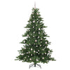 Kunstig sammensatt juletre med 300 LED med stativ 210 cm PVC