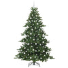 Kunstig sammensatt juletre med 300 LED med stativ 210 cm PVC