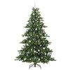 Kunstig sammensatt juletre med 300 LED med stativ 210 cm PVC