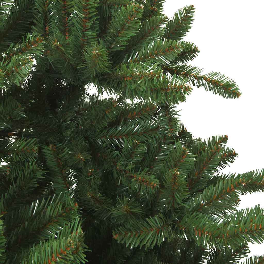 Kunstig sammensatt juletre med 300 LED grønn 210 cm PVC og stål