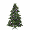 Kunstig sammensatt juletre med 300 LED med stativ 210 cm PVC