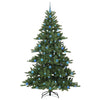 Kunstig sammensatt juletre med 300 LED med stativ 210 cm PVC