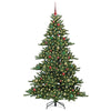 Kunstig sammensatt juletre med 300 LED med stativ 210 cm PVC