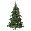 Kunstig sammensatt juletre med 300 LED med stativ 210 cm PVC