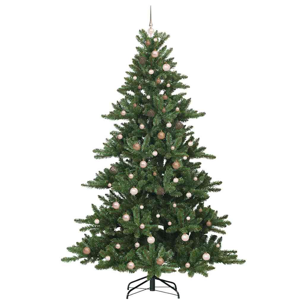 Kunstig sammensatt juletre med 300 LED med stativ 240 cm PVC