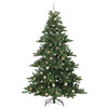 Kunstig sammensatt juletre med 300 LED med stativ 240 cm PVC